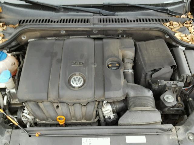 3VWDX7AJ4CM399281 - 2012 VOLKSWAGEN JETTA SE 黑色 照片 7