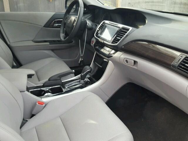 1HGCR3F89HA042207 - 2017 HONDA ACCORD EXL Niebieski zdjęcie 5