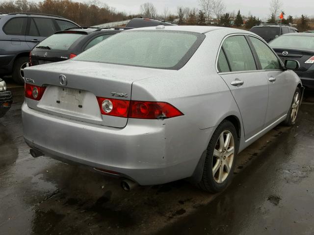 JH4CL96895C014313 - 2005 ACURA TSX SILVER photo 4