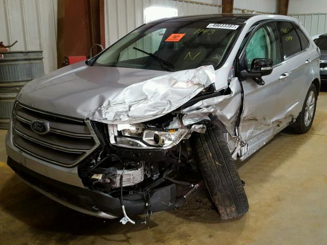 2FMPK3K99GBC11143 - 2016 FORD EDGE TITAN SILVER photo 2