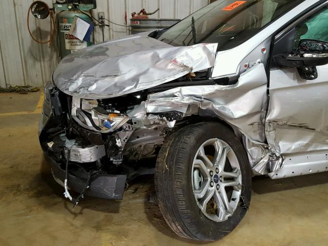 2FMPK3K99GBC11143 - 2016 FORD EDGE TITAN SILVER photo 9