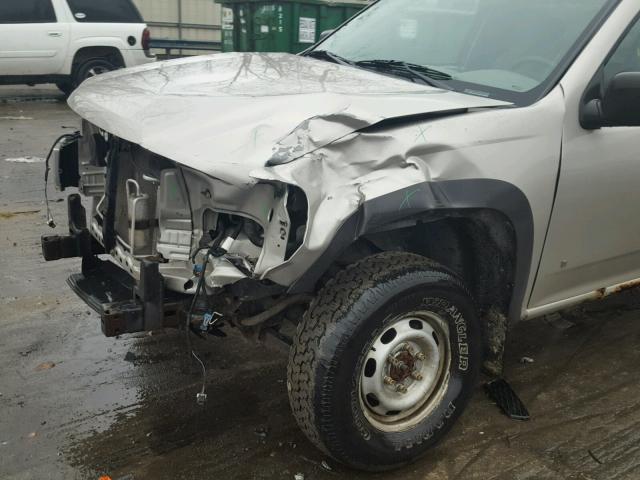 1GCDT14E078153123 - 2007 CHEVROLET COLORADO GRAY photo 9