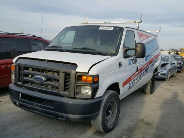 1FTSE3EL4BDA42407 - 2011 FORD ECONOLINE WHITE photo 2