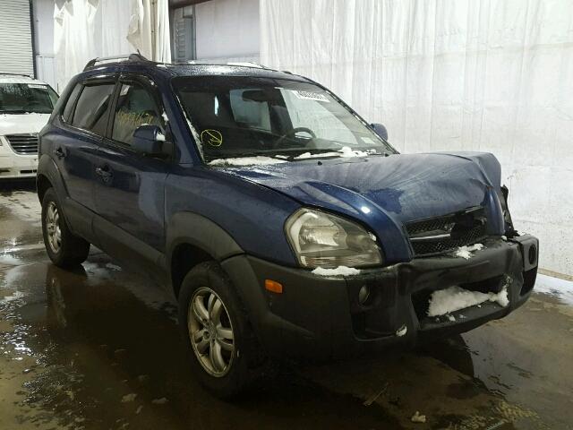 KM8JN12D88U879971 - 2008 HYUNDAI TUCSON SE BLUE photo 1