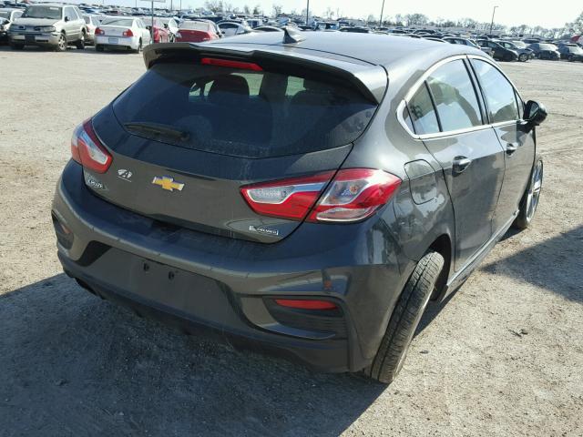 3G1BF6SM1HS517265 - 2017 CHEVROLET CRUZE PREM GRAY photo 4