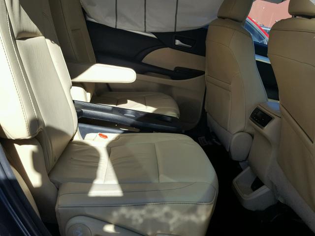 5TDJKRFH9GS267595 - 2016 TOYOTA HIGHLANDER ლურჯი ფოტო 6