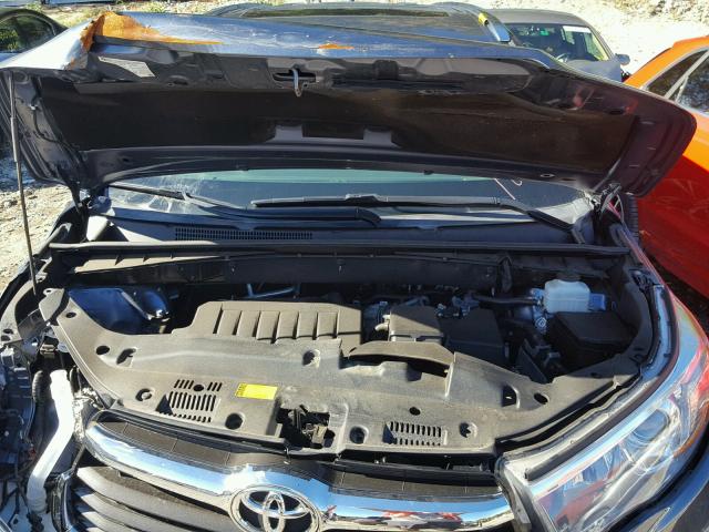 5TDJKRFH9GS267595 - 2016 TOYOTA HIGHLANDER ლურჯი ფოტო 7
