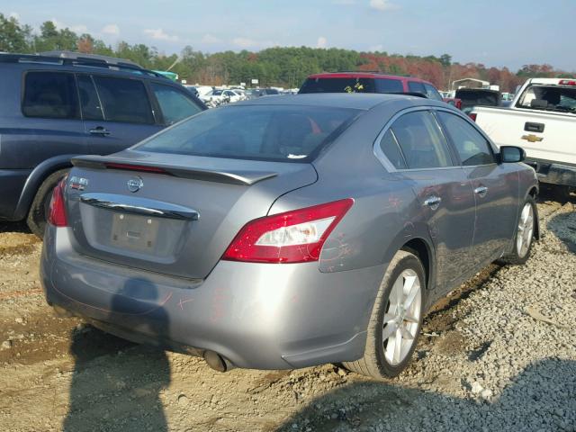 1N4AA51EX9C842127 - 2009 NISSAN MAXIMA S GRAY photo 4