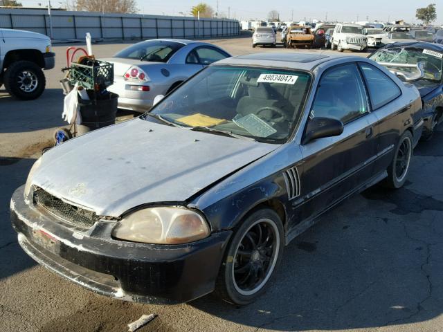 1HGEJ814XXL045475 - 1999 HONDA CIVIC EX TWO TONE photo 2