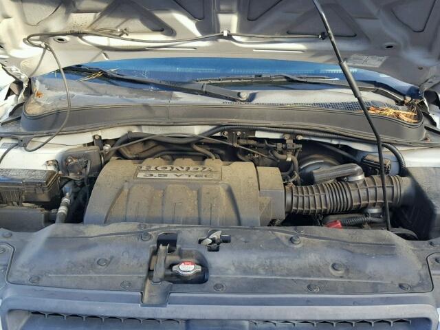 5FNYF18685B060696 - 2005 HONDA PILOT EXL SILVER photo 7