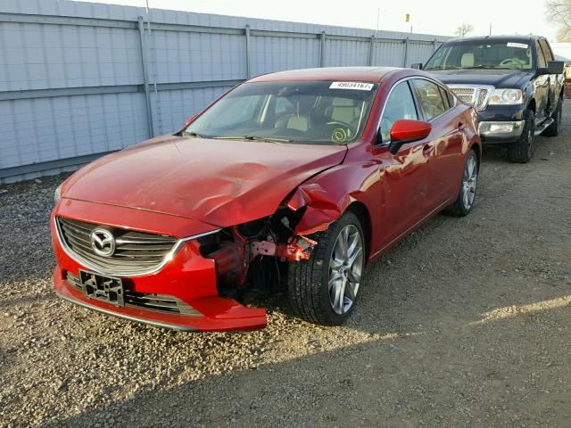 JM1GJ1W63E1123080 - 2014 MAZDA 6 GRAND TO RED photo 2