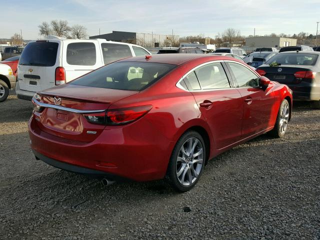 JM1GJ1W63E1123080 - 2014 MAZDA 6 GRAND TO RED photo 4