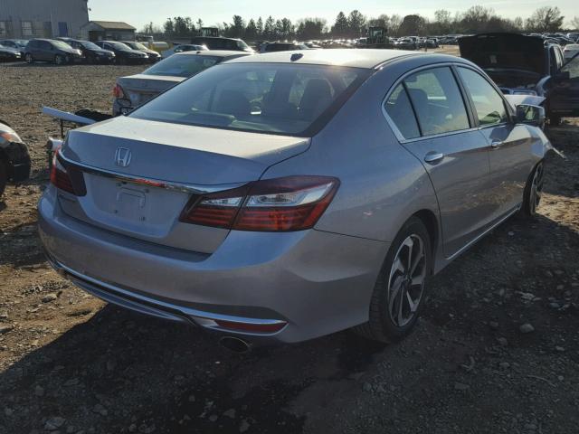 1HGCR2F76HA302855 - 2017 HONDA ACCORD EX SILVER photo 4