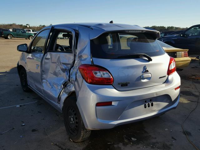 ML32A3HJ1HH001601 - 2017 MITSUBISHI MIRAGE ES SILVER photo 3