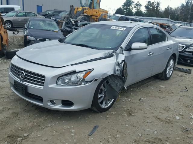 1N4AA5APXBC840160 - 2011 NISSAN MAXIMA S SILVER photo 2