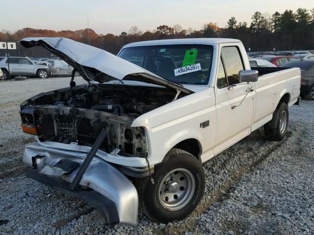 1FTEF15Y5TLB52819 - 1996 FORD F150 WHITE photo 2