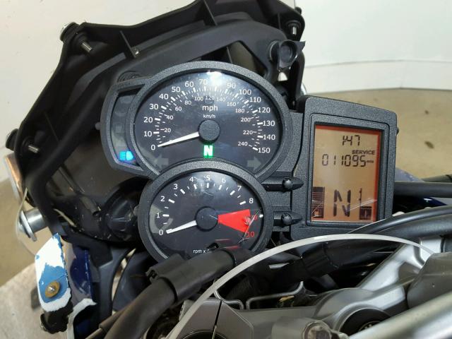 WB1022808BZ062154 - 2011 BMW F650 GS BLUE photo 10