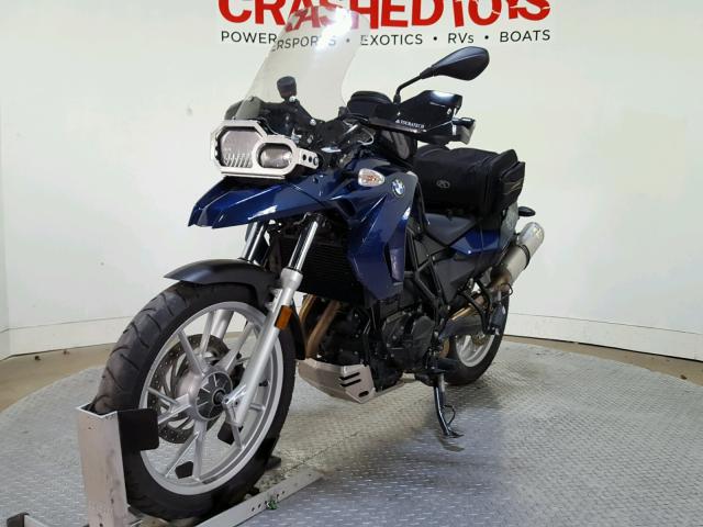 WB1022808BZ062154 - 2011 BMW F650 GS BLUE photo 4