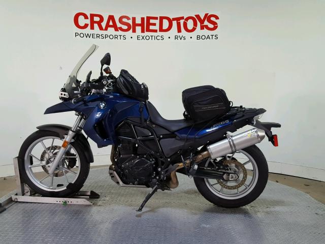 WB1022808BZ062154 - 2011 BMW F650 GS BLUE photo 5