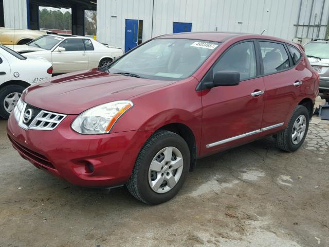 JN8AS5MT2DW037431 - 2013 NISSAN ROGUE S RED photo 2