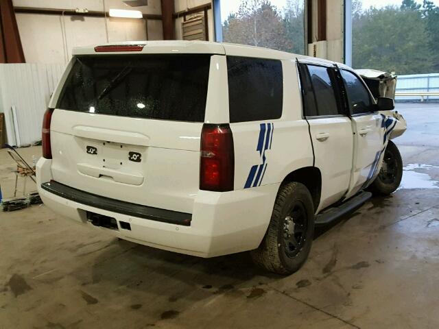 1GNLC2EC0FR253852 - 2015 CHEVROLET TAHOE POLI WHITE photo 4