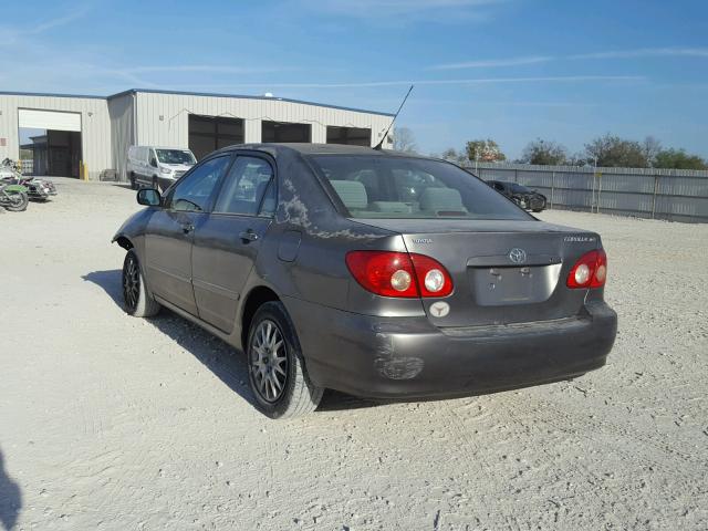 1NXBR32E75Z455903 - 2005 TOYOTA COROLLA CE GRAY photo 3