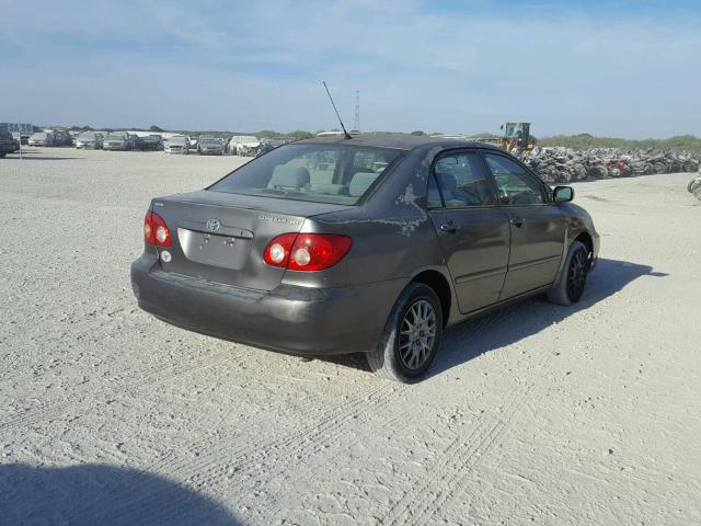 1NXBR32E75Z455903 - 2005 TOYOTA COROLLA CE GRAY photo 4