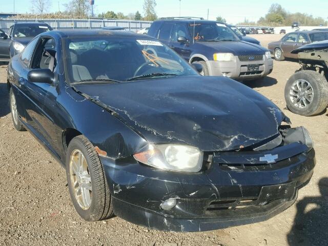 1G1JH12F837334432 - 2003 CHEVROLET CAVALIER L BLACK photo 1