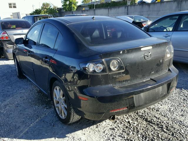 JM1BK324271747852 - 2007 MAZDA 3 S BLACK photo 3