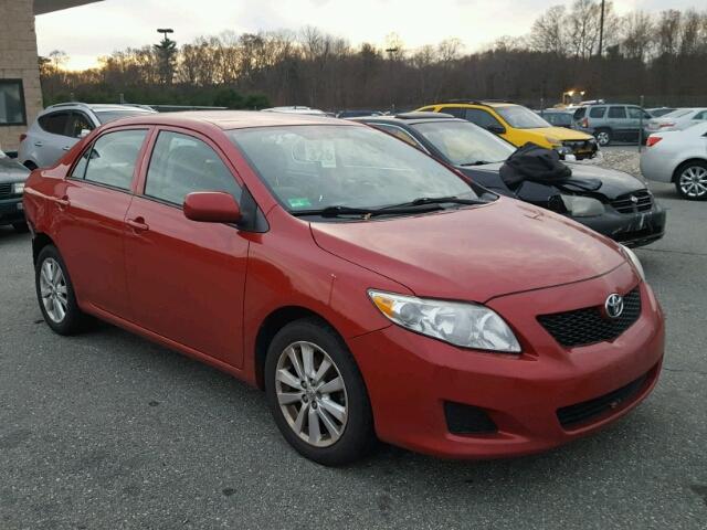 2T1BU40E79C058853 - 2009 TOYOTA COROLLA BA RED photo 1