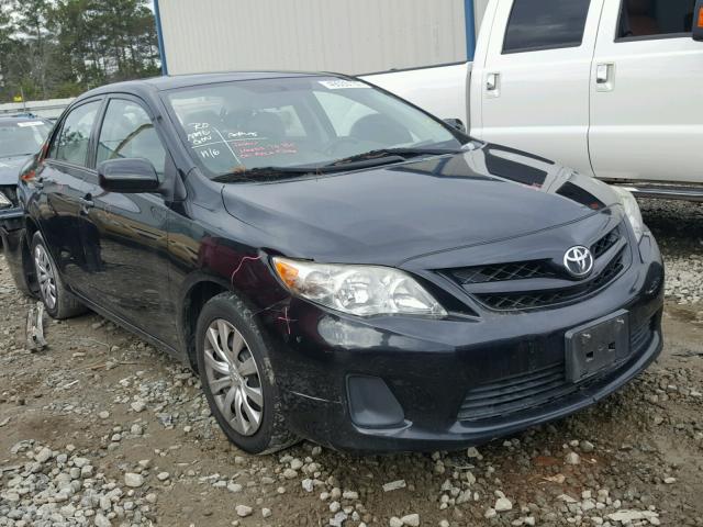 5YFBU4EE6CP042661 - 2012 TOYOTA COROLLA BA BLACK photo 1