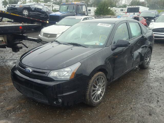 1FAHP3GNXBW124025 - 2011 FORD FOCUS SES BLACK photo 2