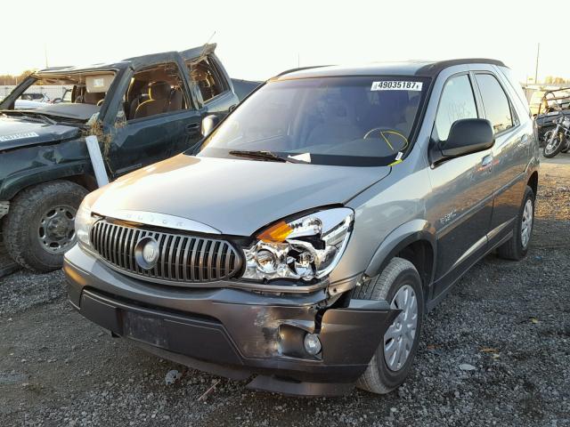 3G5DA03E03S508933 - 2003 BUICK RENDEZVOUS GRAY photo 2