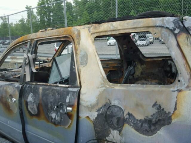 1GKEV33787J131154 - 2007 GMC ACADIA SLT დამწვარი ფოტო 10