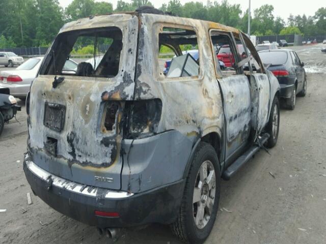 1GKEV33787J131154 - 2007 GMC ACADIA SLT დამწვარი ფოტო 4