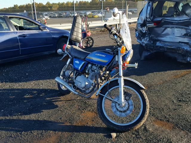 K4022742 - 1975 KAWASAKI KZ400 BLUE photo 1