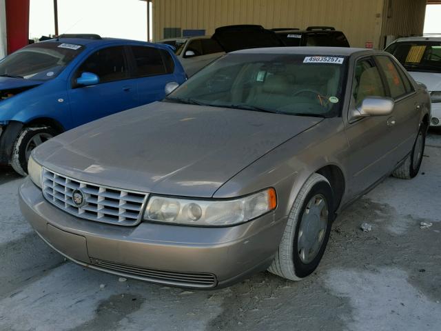 1G6KS54Y01U180366 - 2001 CADILLAC SEVILLE SL BEIGE photo 2