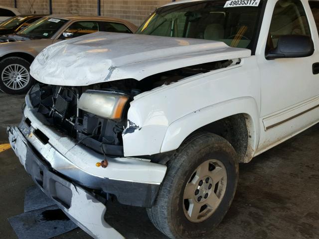 2GCEK13T461158477 - 2006 CHEVROLET SILVERADO WHITE photo 10