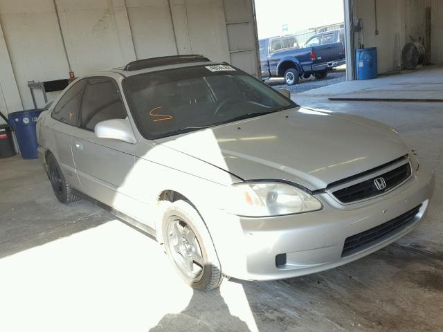 1HGEJ8249YL053082 - 2000 HONDA CIVIC EX SILVER photo 1