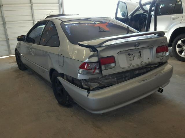 1HGEJ8249YL053082 - 2000 HONDA CIVIC EX SILVER photo 3