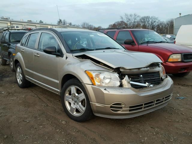 1B3HB48AX9D191550 - 2009 DODGE CALIBER SX BEIGE photo 1