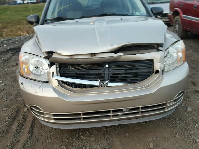 1B3HB48AX9D191550 - 2009 DODGE CALIBER SX BEIGE photo 9