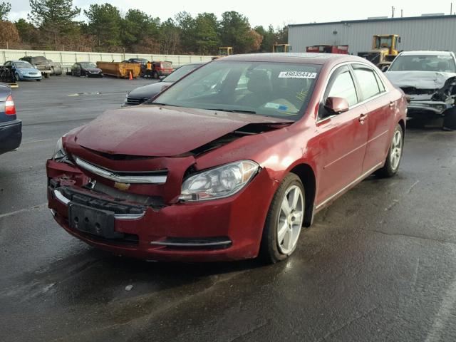 1G1ZD5E16BF173718 - 2011 CHEVROLET MALIBU 2LT BURGUNDY photo 2