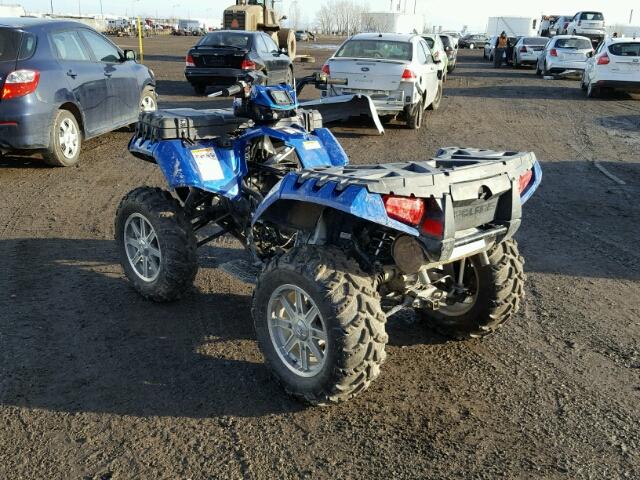 4XAZN8EA3EA130260 - 2014 POLARIS SPORTSMAN BLUE photo 3