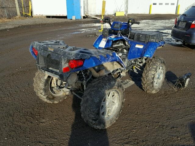 4XAZN8EA3EA130260 - 2014 POLARIS SPORTSMAN BLUE photo 4