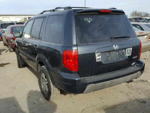 5FNYF18525B057056 - 2005 HONDA PILOT EXL WHITE photo 3