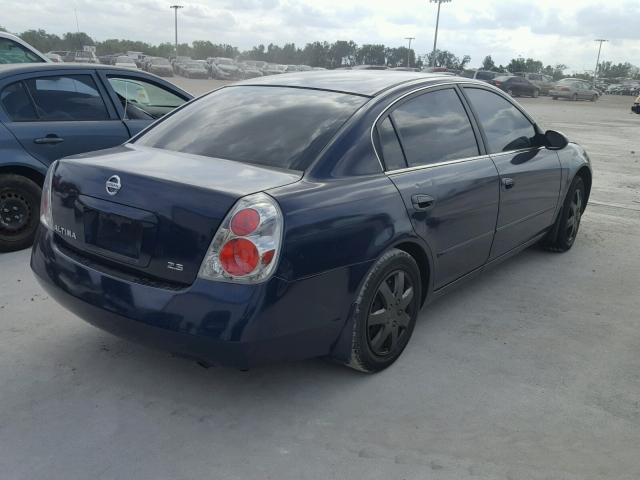 1N4AL11D55C232785 - 2005 NISSAN ALTIMA S BLUE photo 4