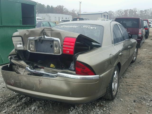 1LNHM86S51Y699350 - 2001 LINCOLN LS GREEN photo 4
