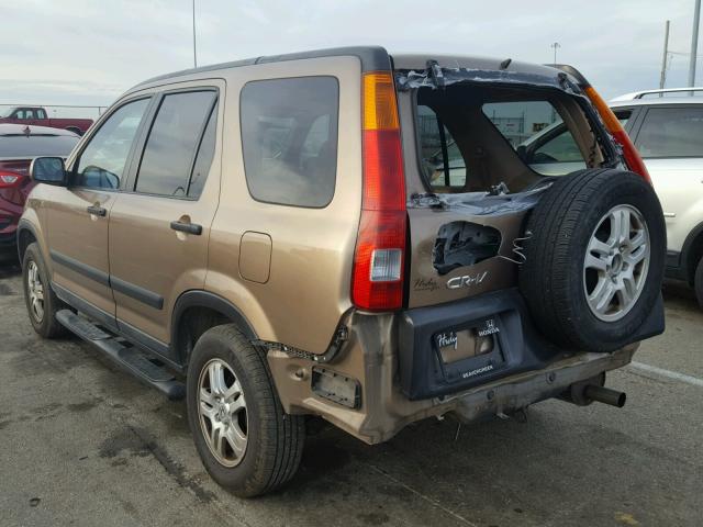 SHSRD78804U211455 - 2004 HONDA CR-V EX GOLD photo 3