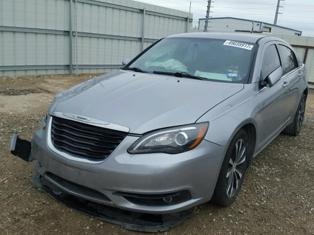 1C3CCBBG1EN157562 - 2014 CHRYSLER 200 TOURIN SILVER photo 2